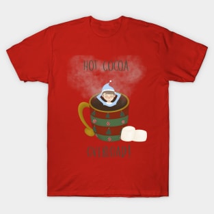 Hot Cocoa Overload Holiday Inspired Design T-Shirt